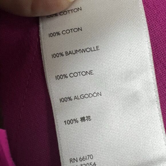 Free People Kendra  Dress Tiered Maxi Button Front Long Sleeve in Magenta Size L - Picture 13 of 13